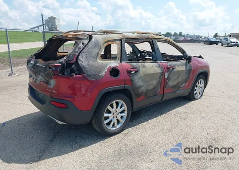 2015 Jeep Cherokee Limited z USA, uszkodzony, nr VIN 1C4PJMDS0FW710763